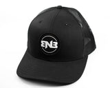 Solid Black Patch Hat