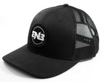 Solid Black Patch Hat