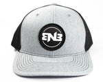 Heather Grey/Black Patch Hat