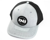 Heather Grey/Black Patch Hat